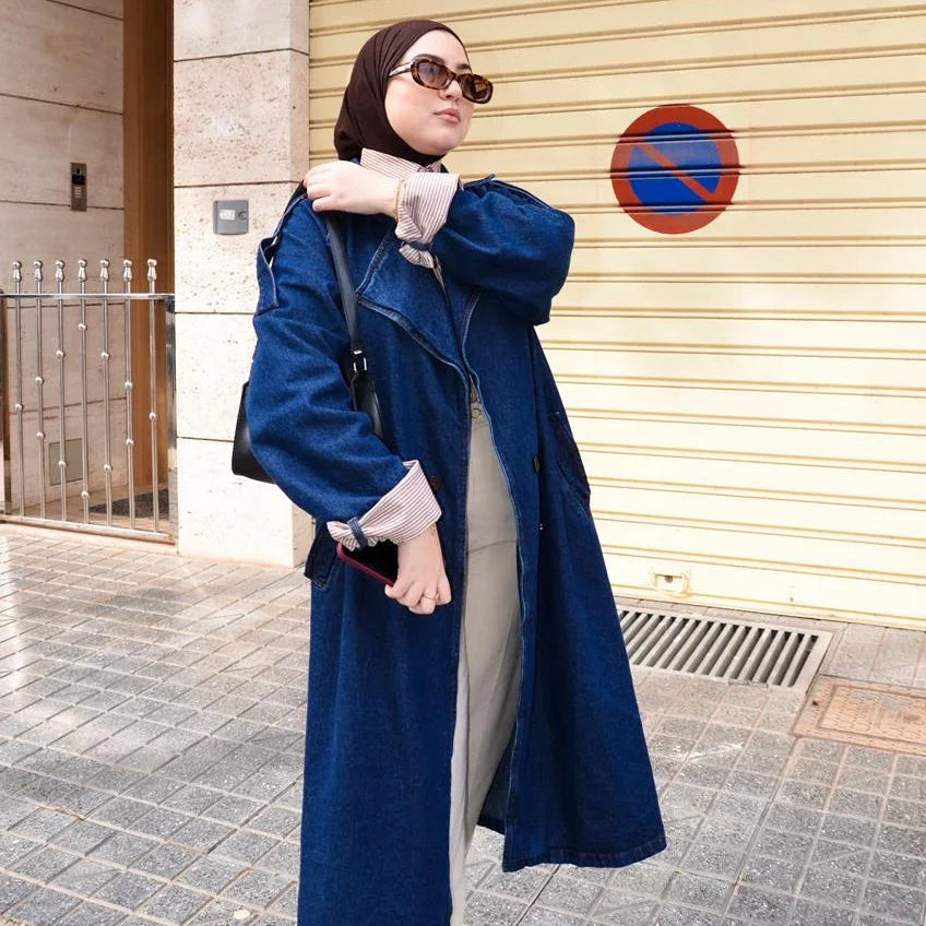 Trench Long en jean